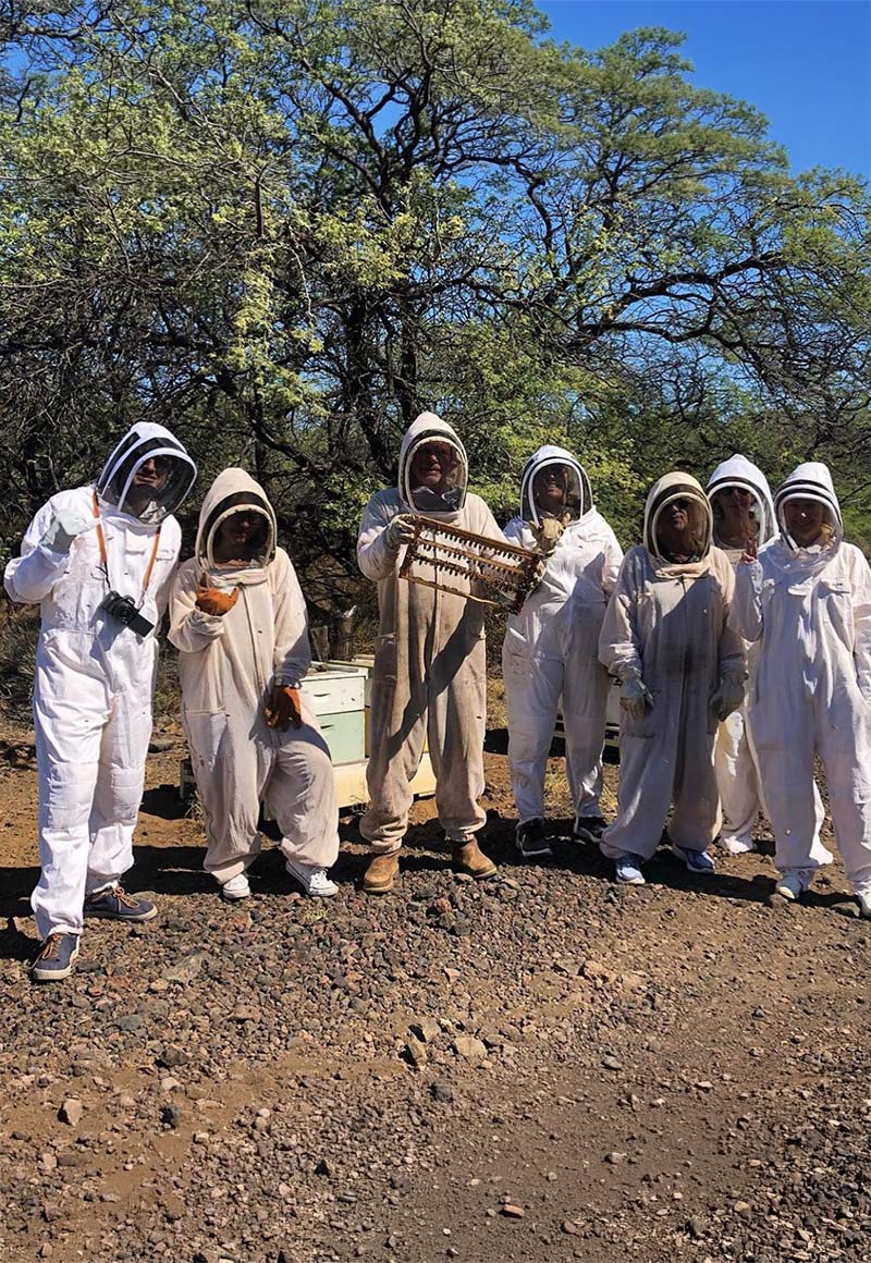 RHHC Visitors in bee suits