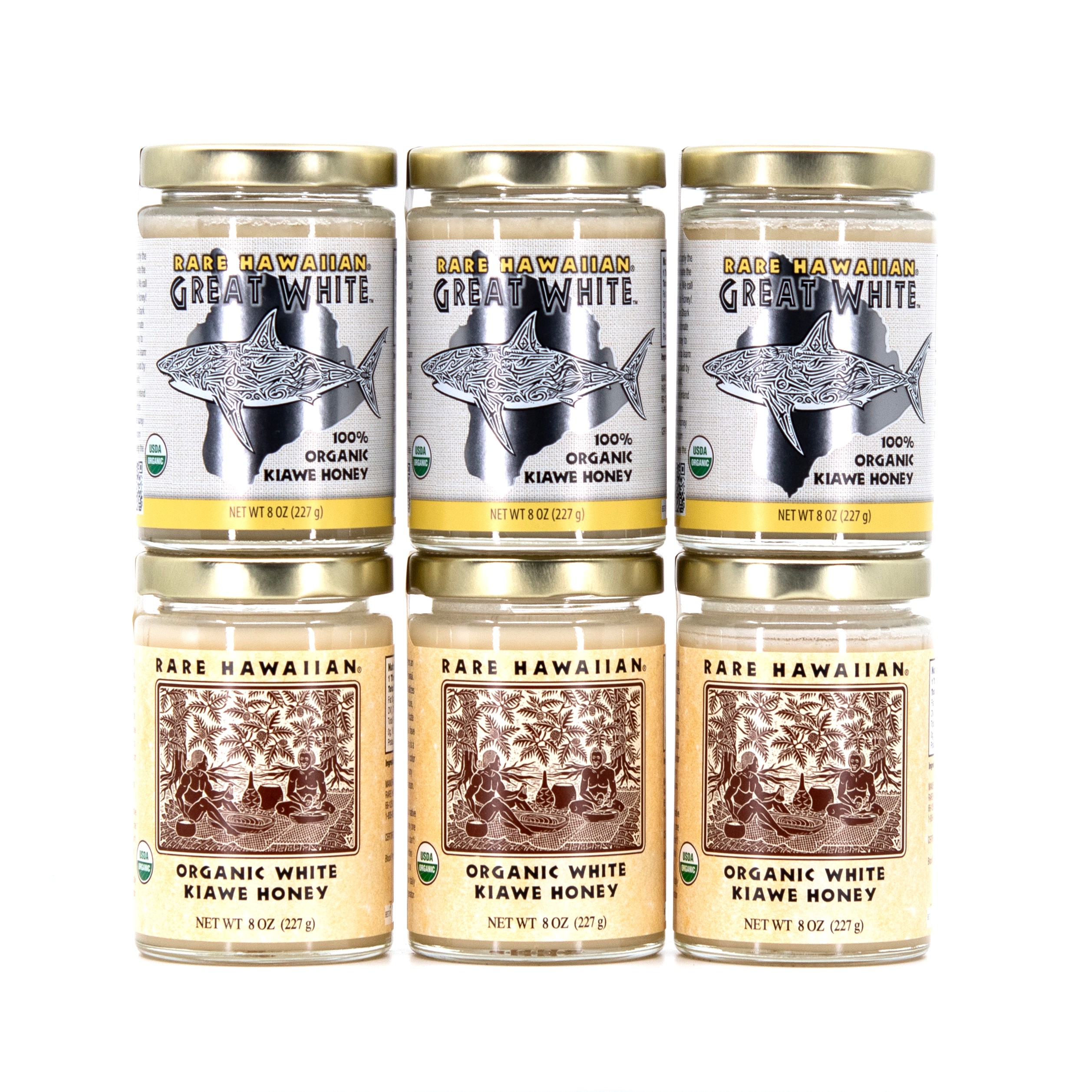RARE HAWAIIAN ORGANIC HONEY 2個セット Assorted White Honey Set - Rare Hawaiian