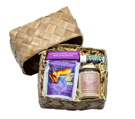 basket gift ola ho honey lavender