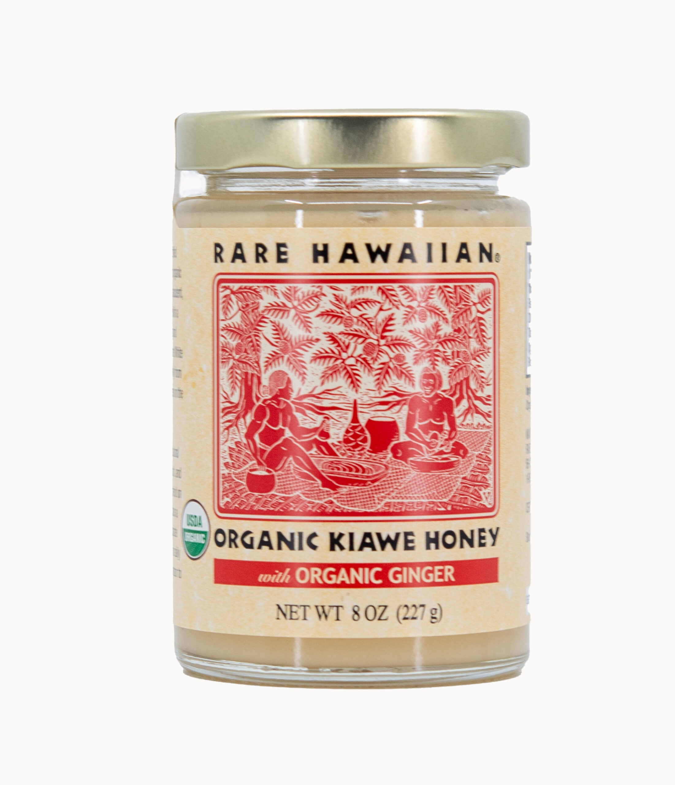 Organic Kiawe Honey with Ginger - Rare Hawaiian