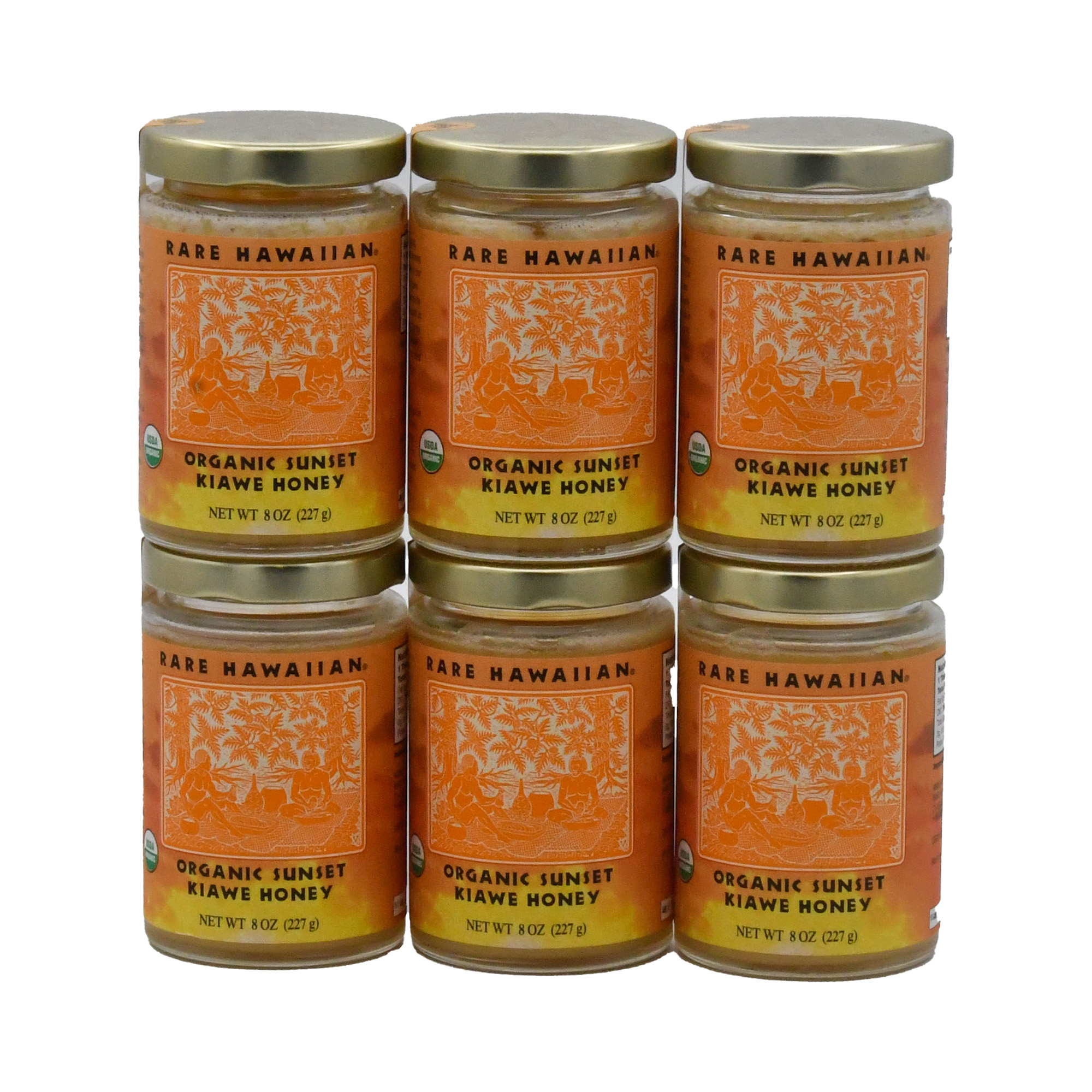 Sunset Kiawe Honey 6 Pack - Rare Hawaiian